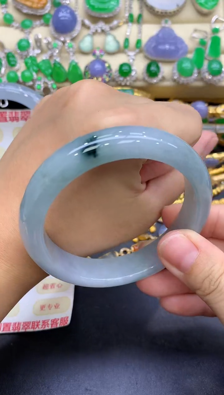 未镶嵌手镯翡翠245-中国好珍宝