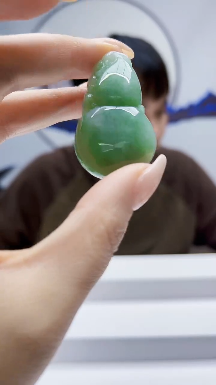 未镶嵌定制翡翠毛货挂件46