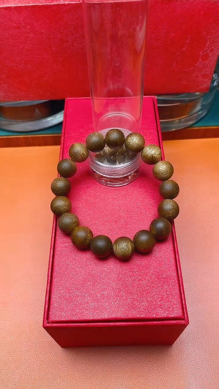 【闪购商品】沉香手串海南金沙叶1.2单圈B1283642
