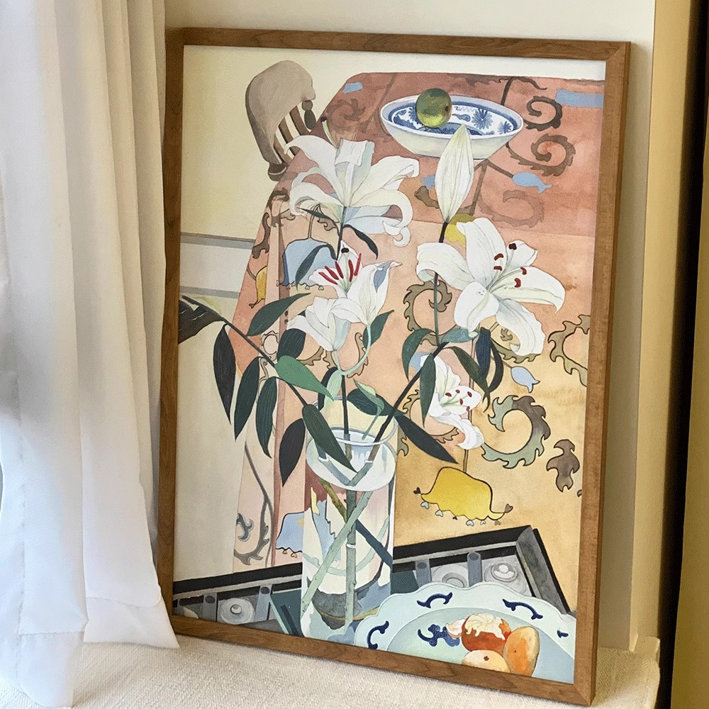 法式复古风沙发背景墙装饰画北欧ins风客厅艺术挂画卧室餐厅壁画