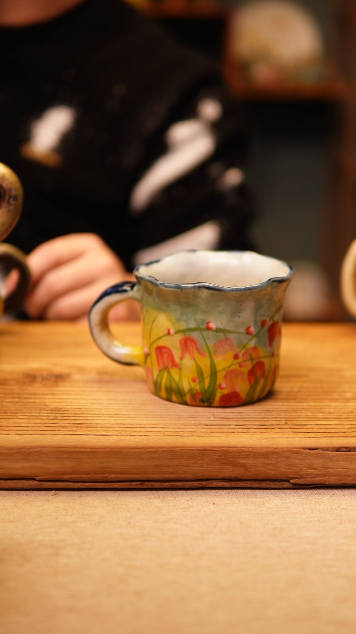 【闪购商品】@@陶园瓷舍@@纯手工手绘@高温釉下彩