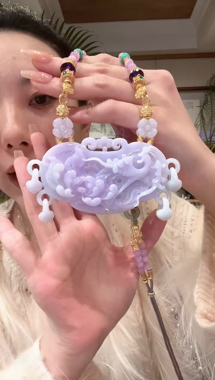 【闪购商品】翡翠颈饰未镶嵌国风