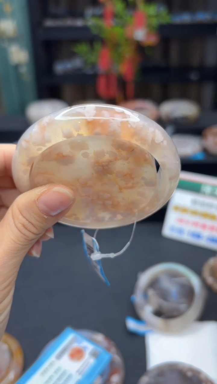 【闪购商品】石英质玉手镯未镶嵌272（57圈赠送镯心）