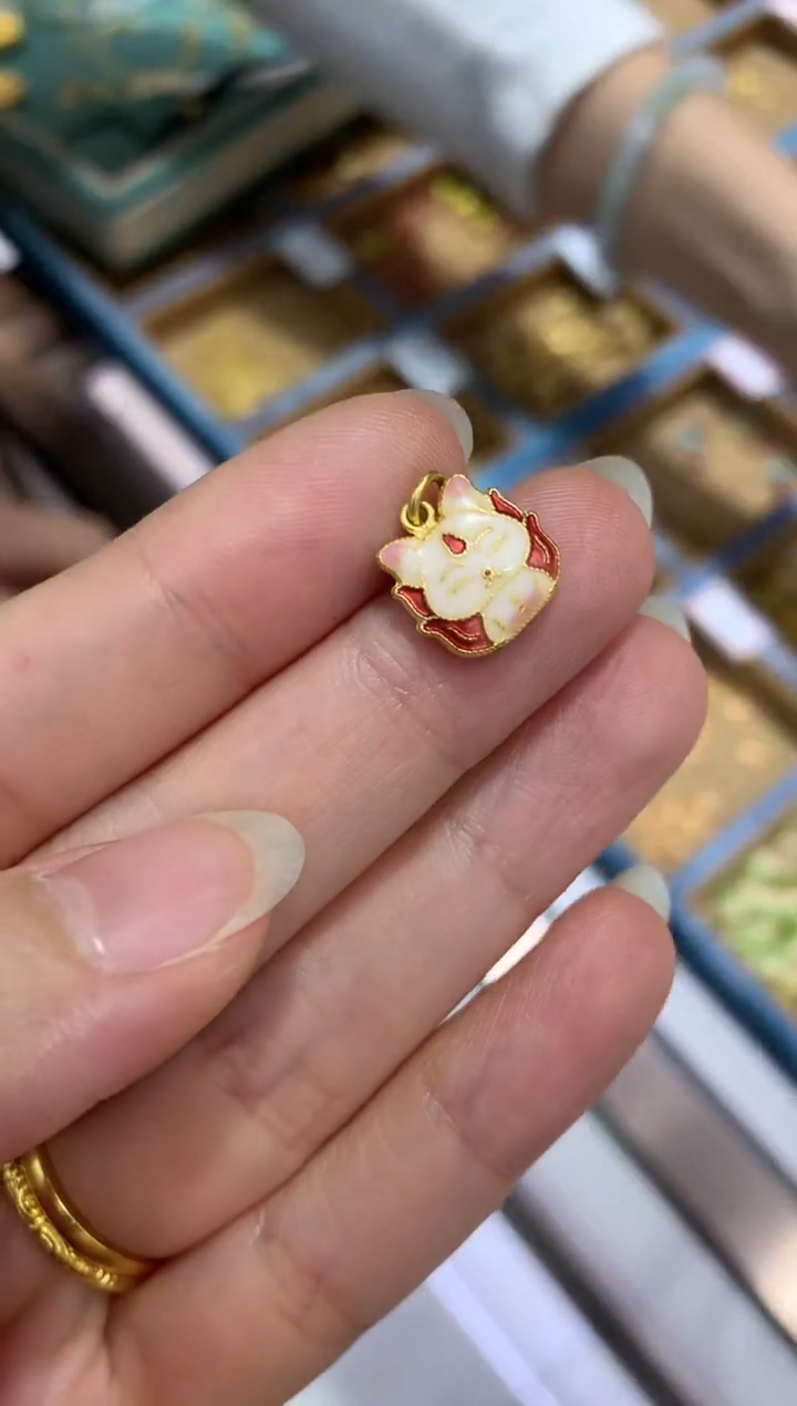 【闪购商品】定制足金吊坠(不含链)W404|2091