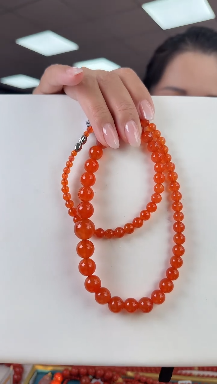 未镶嵌珠串南红玛瑙多样发其一/25091503800