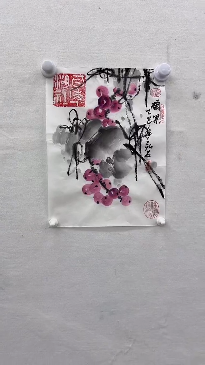 国画手绘原稿-杨领军-国画0.5平尺