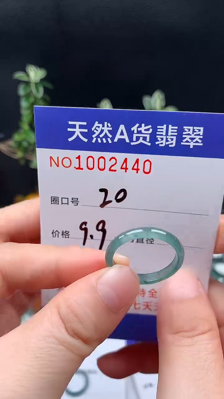 未镶嵌戒指翡翠20#