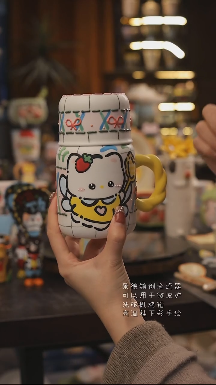 景德镇釉下彩绘设计师款式陶瓷