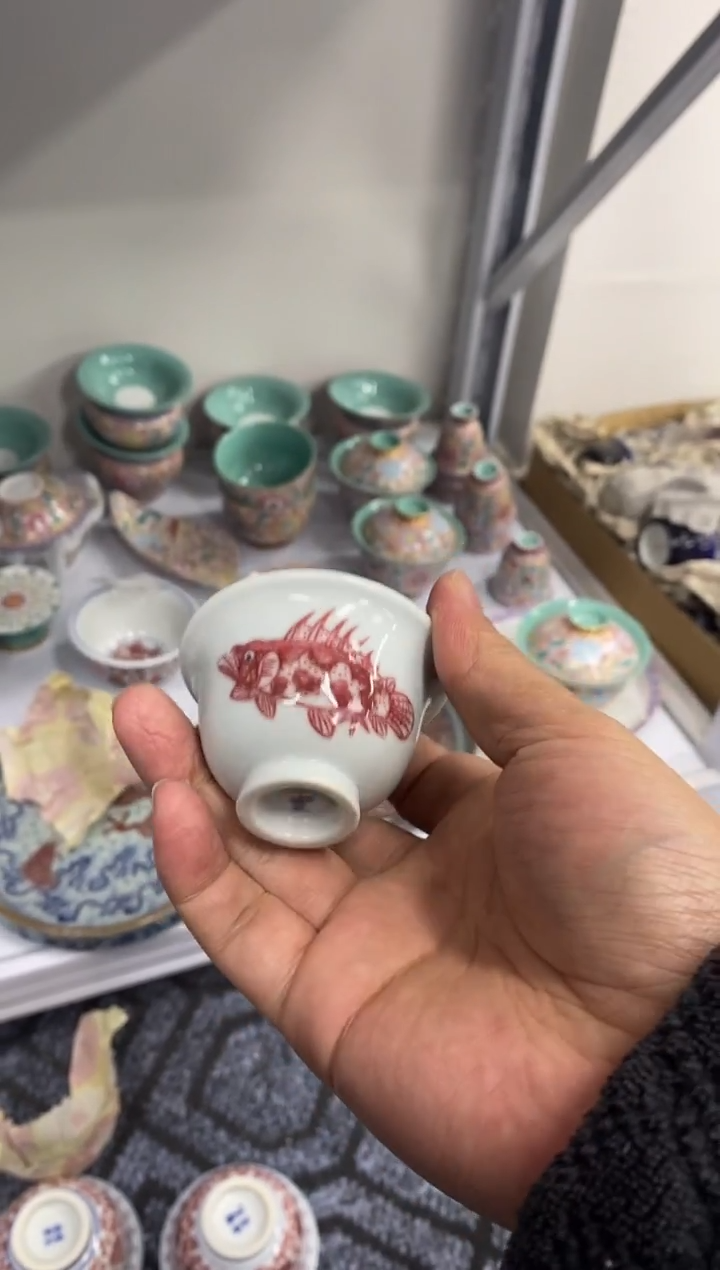 摆件陶景德陶瓷茶具容量约40