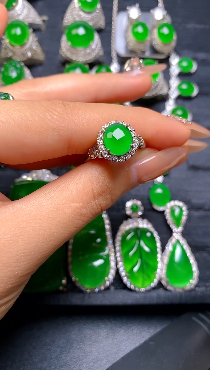 【闪购商品】翡翠戒指未镶嵌女戒