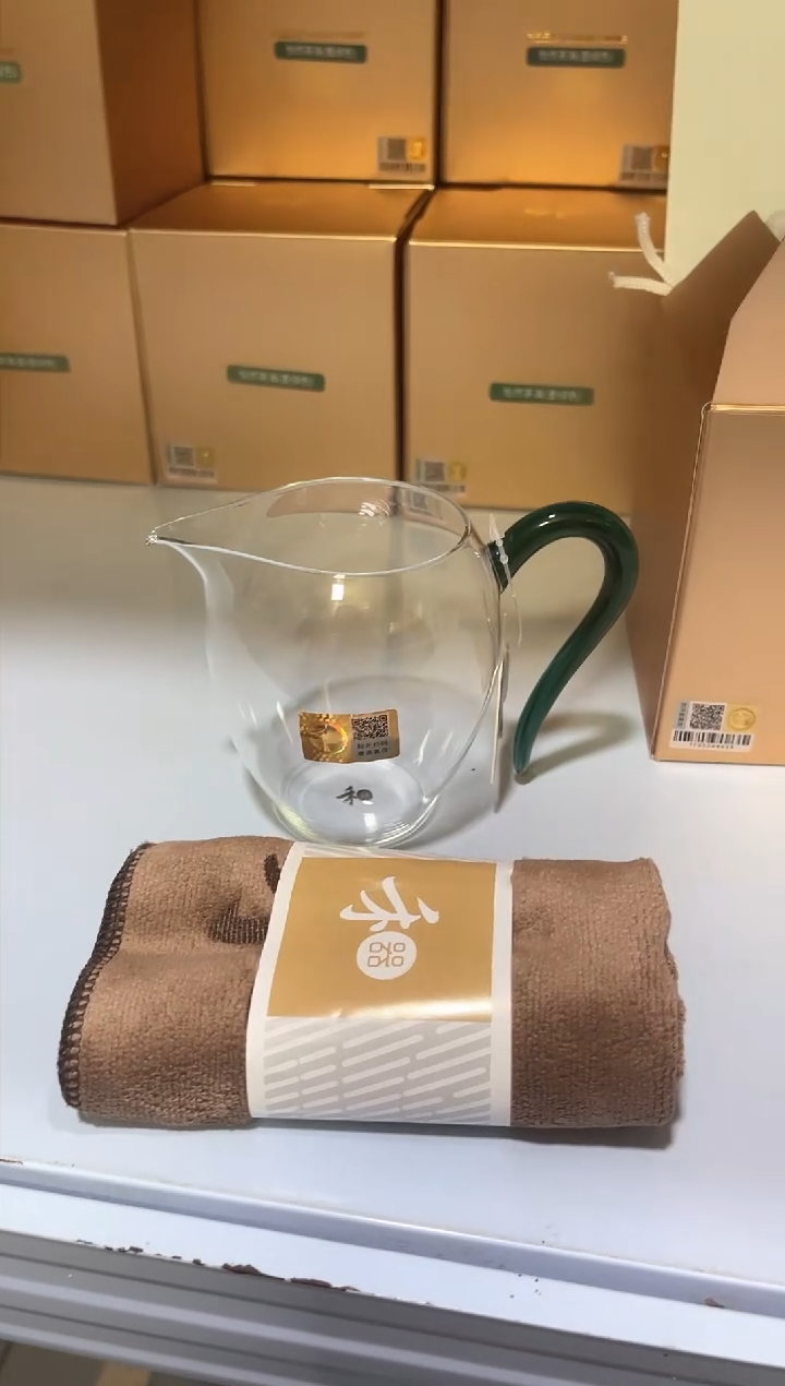 【闪购商品】晶彩/怡然茶海/墨绿色+禾器茶巾