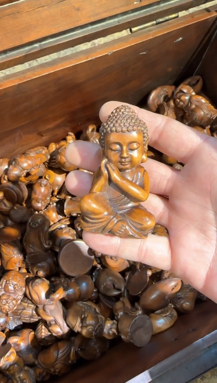 【闪购商品】木小叶黄杨   手把件  工艺品