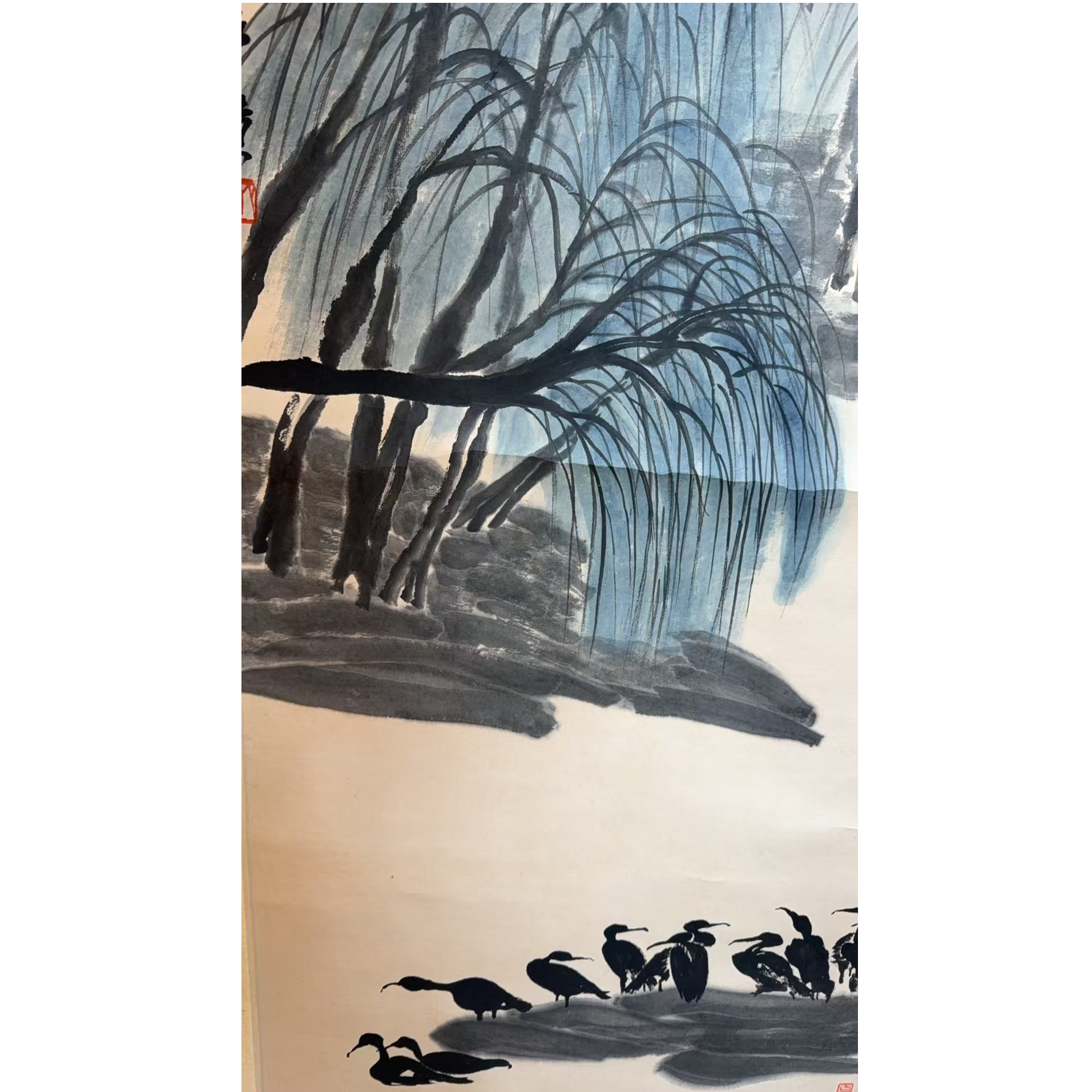 齐老款 风景立轴 102 50 4.5平尺