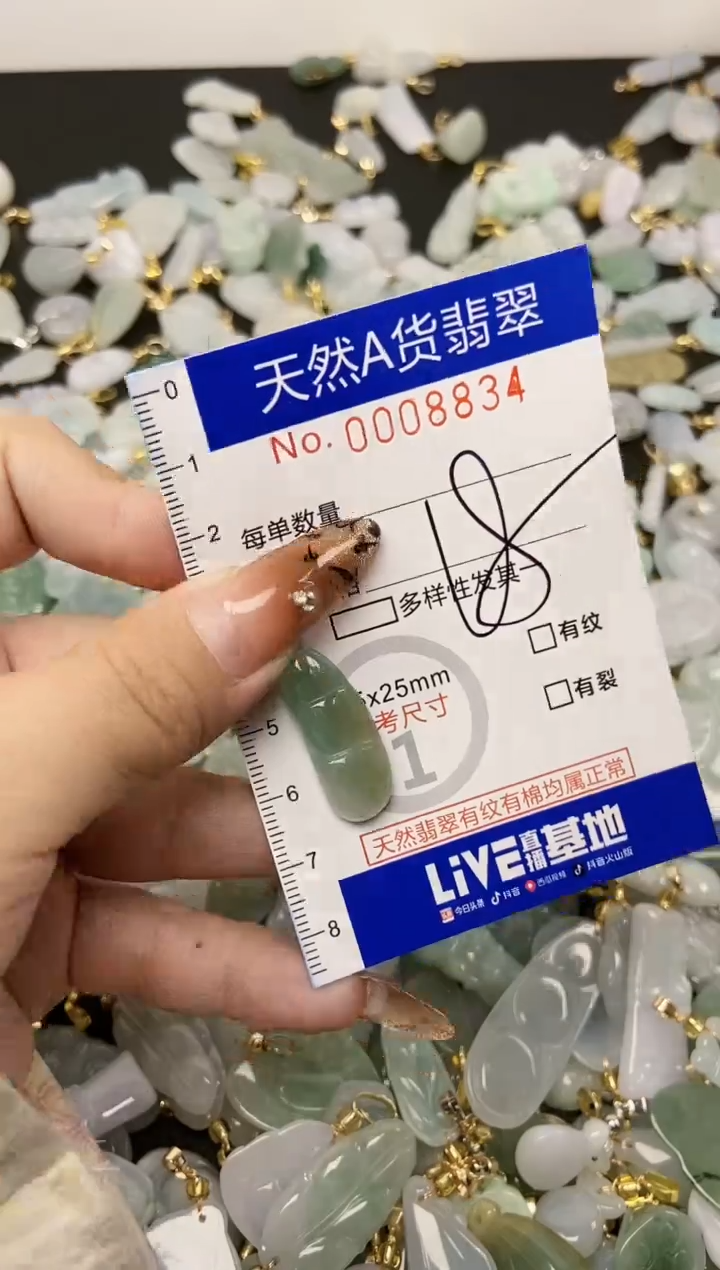 【闪购商品】翡翠颈饰未镶嵌天然A货翡翠