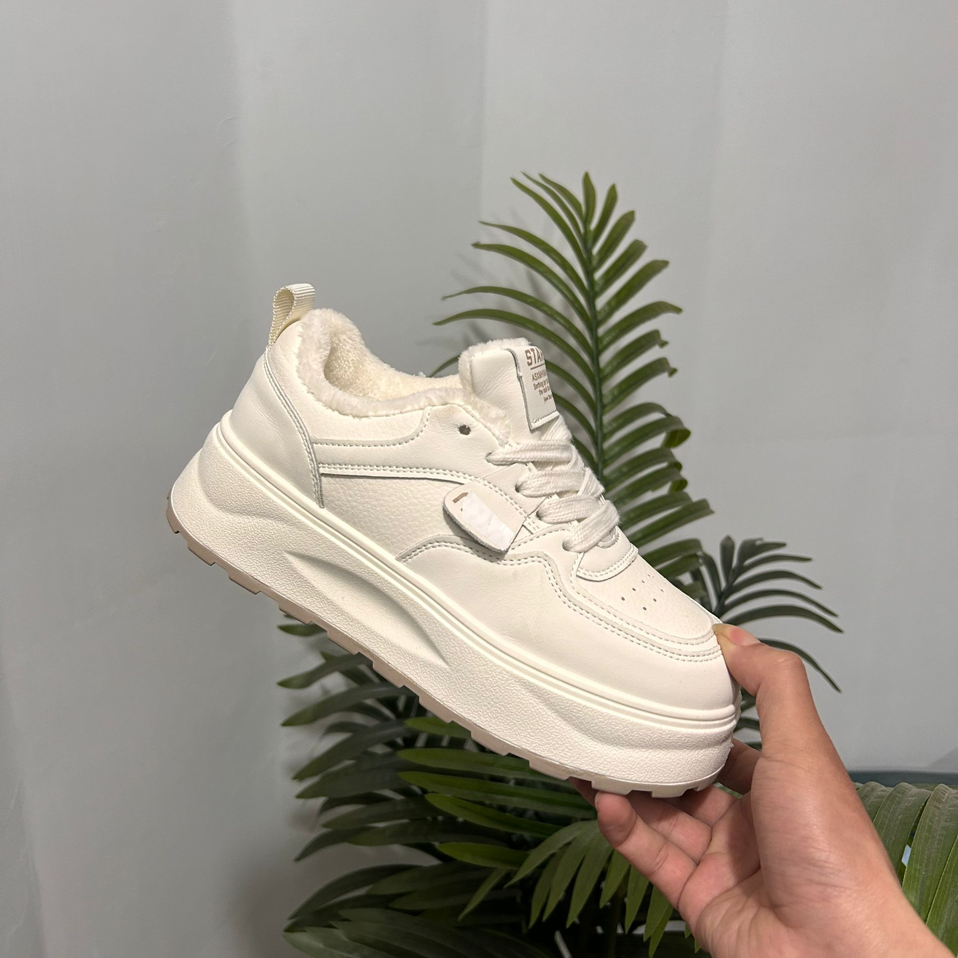 板鞋时尚百搭秋冬季潮流厚底低帮系带（偶有微瑕完美主义勿拍）