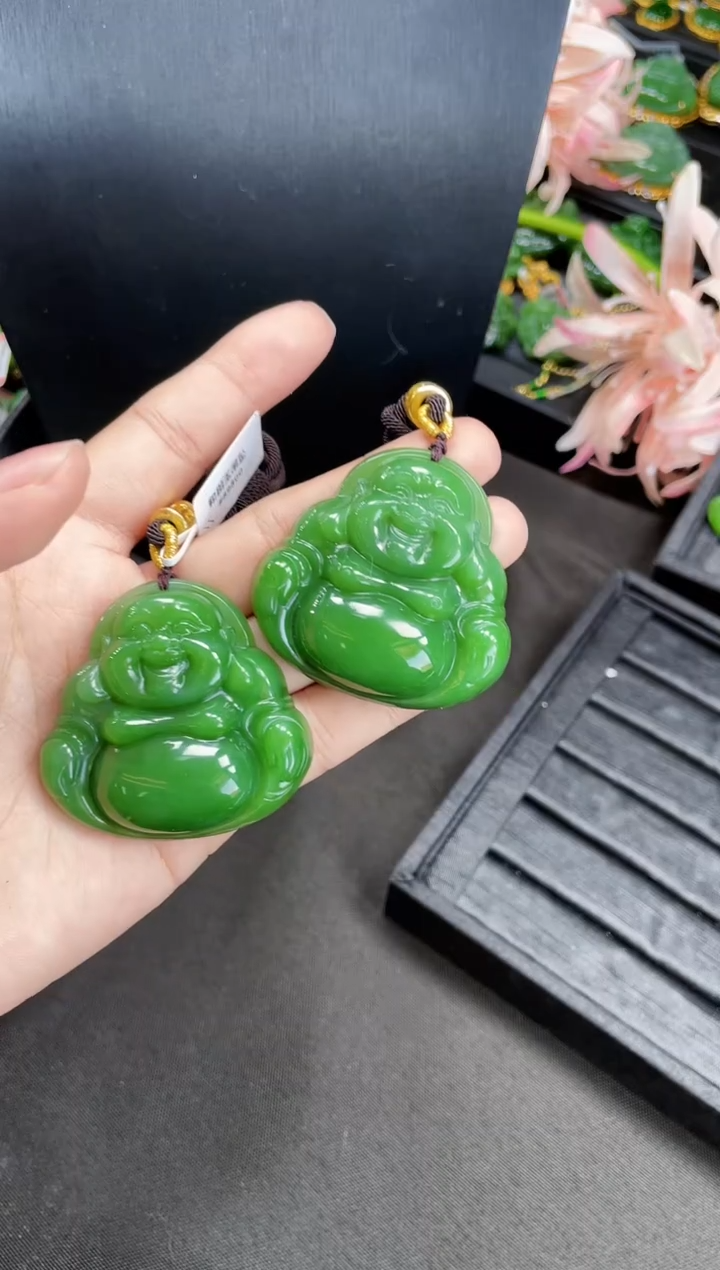 【闪购商品】和田玉吊坠未镶嵌50MM 多样性发一