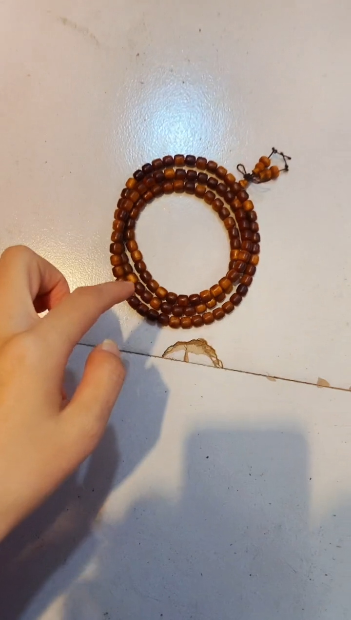 柏木（崖柏）筒0.8108单条北太行崖柏手把件手串