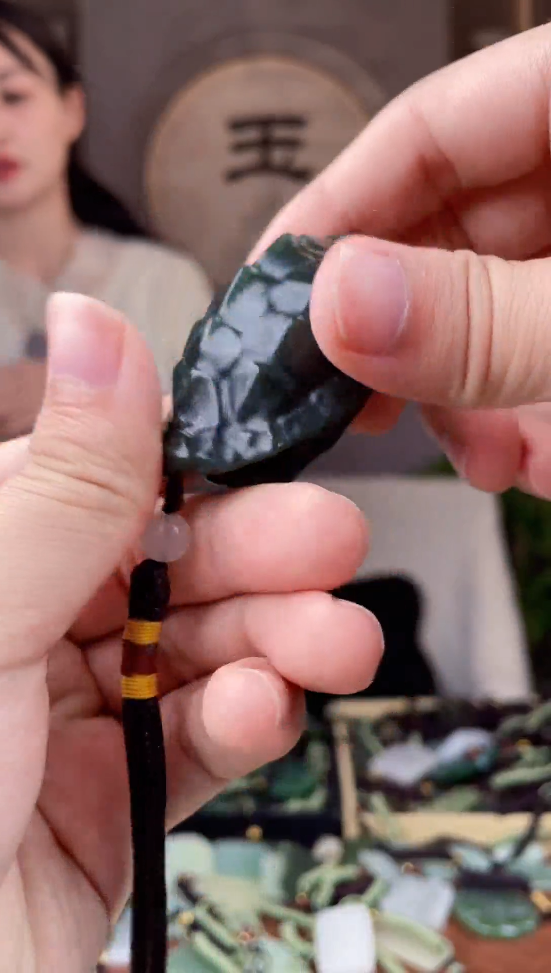 颈饰未镶嵌和田玉拍一发一，多样性发货