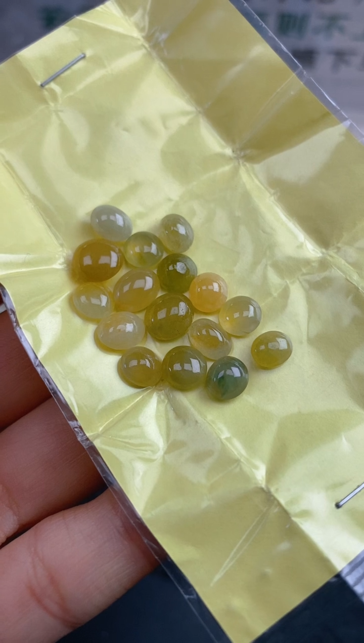 【闪购商品】定制翡翠未镶嵌天然翡翠蛋面78