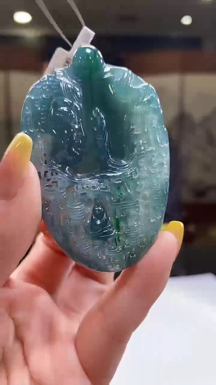 未镶嵌定制翡翠38/1212/W/多样性发其一件/悟道