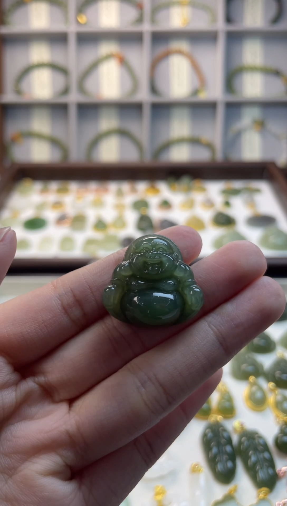 吊坠(不含链)未镶嵌和田玉厚装佛公