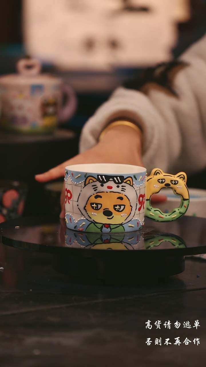 陶瓷景德镇可爱设计师款陶瓷 