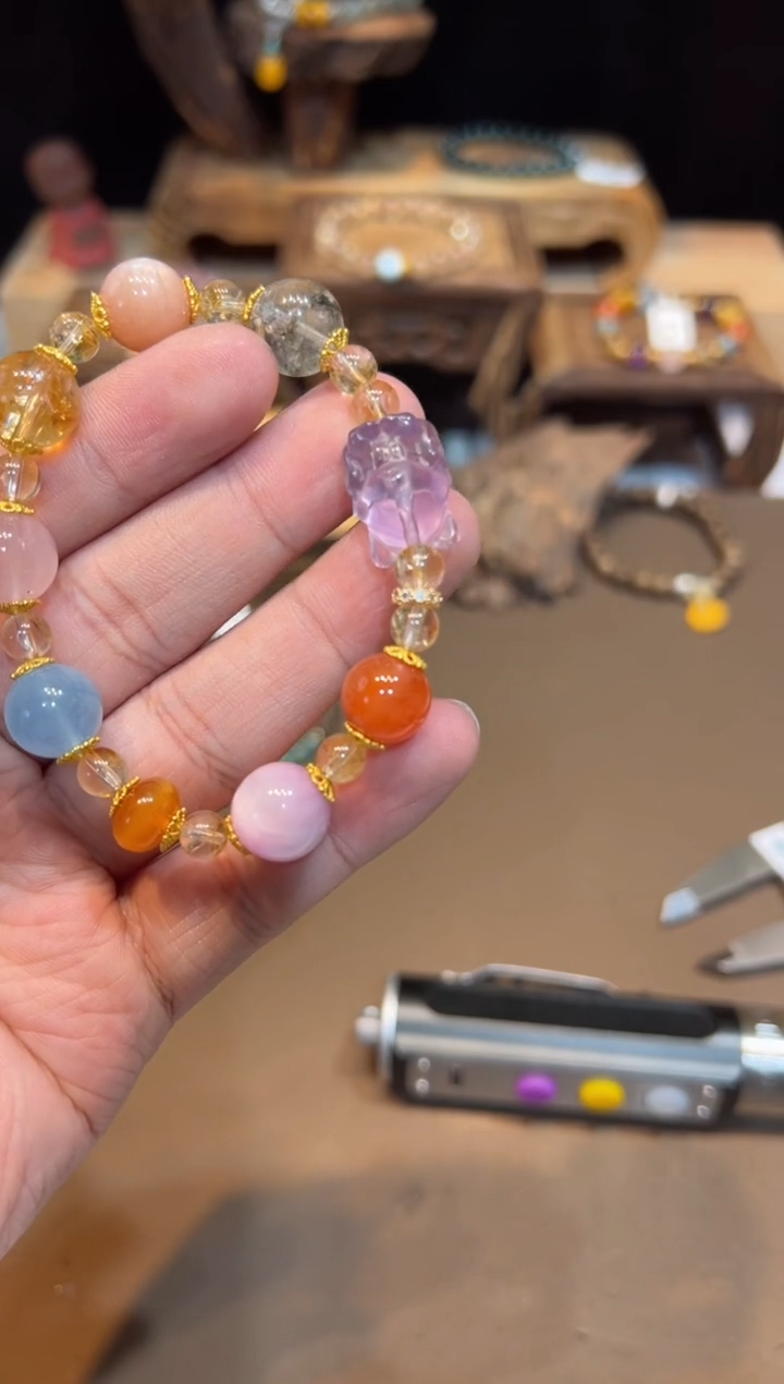 【闪购商品】水晶手链未镶嵌手饰@@E6342