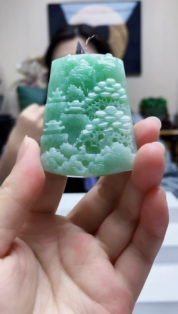 未镶嵌定制翡翠吊坠34