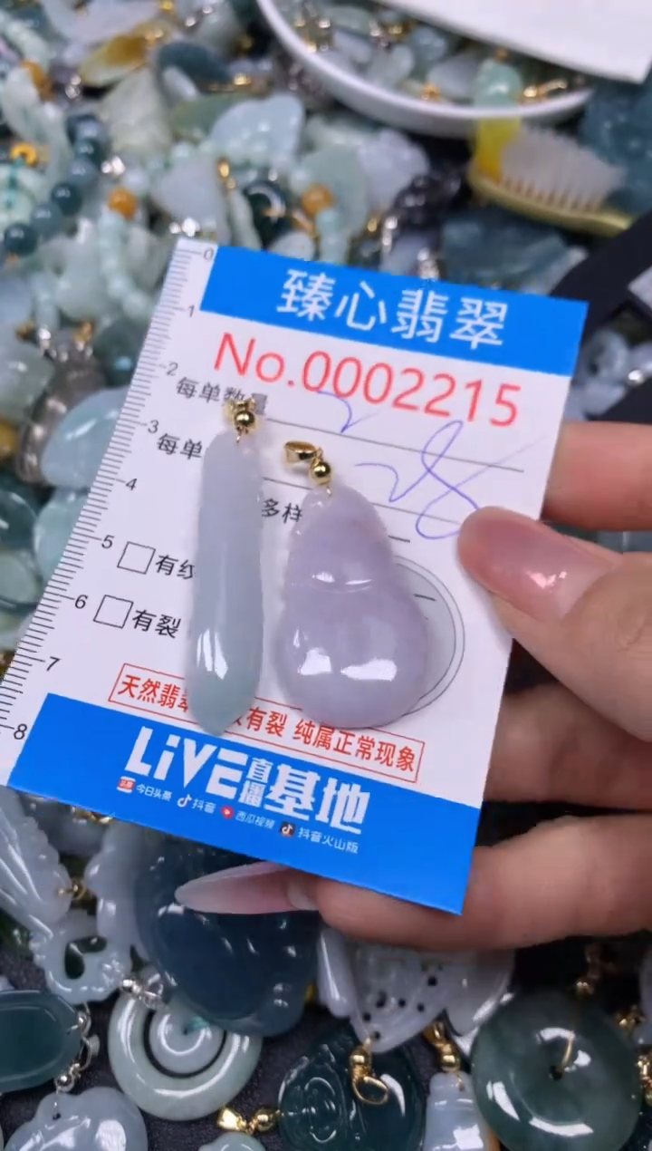 【闪购商品】翡翠颈饰未镶嵌含绳0002215