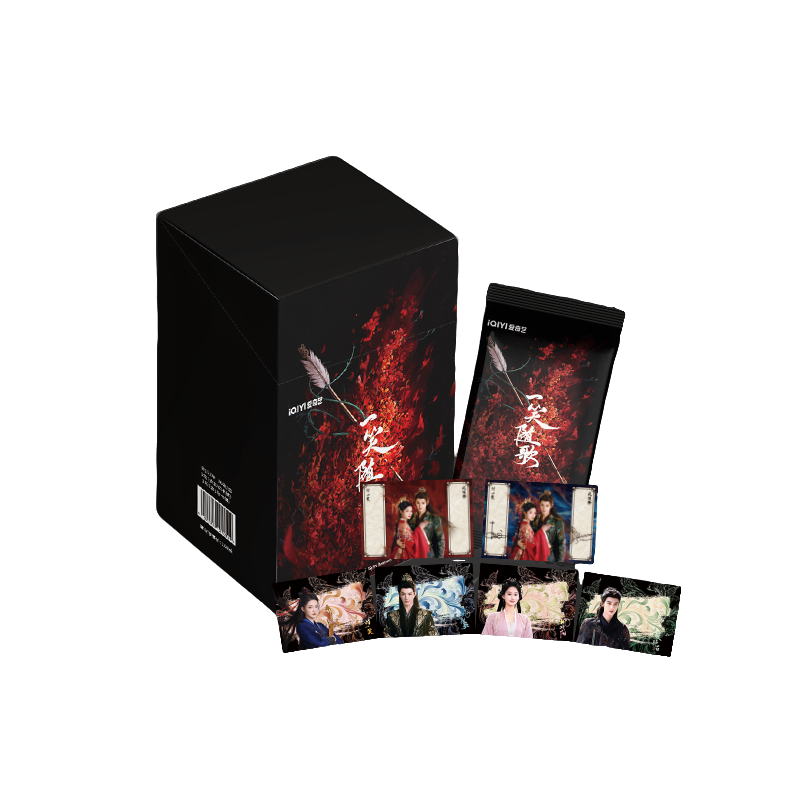 【拆盒/叠叠】爱奇艺《一笑随歌》主题收藏卡牌 栗子代拆 