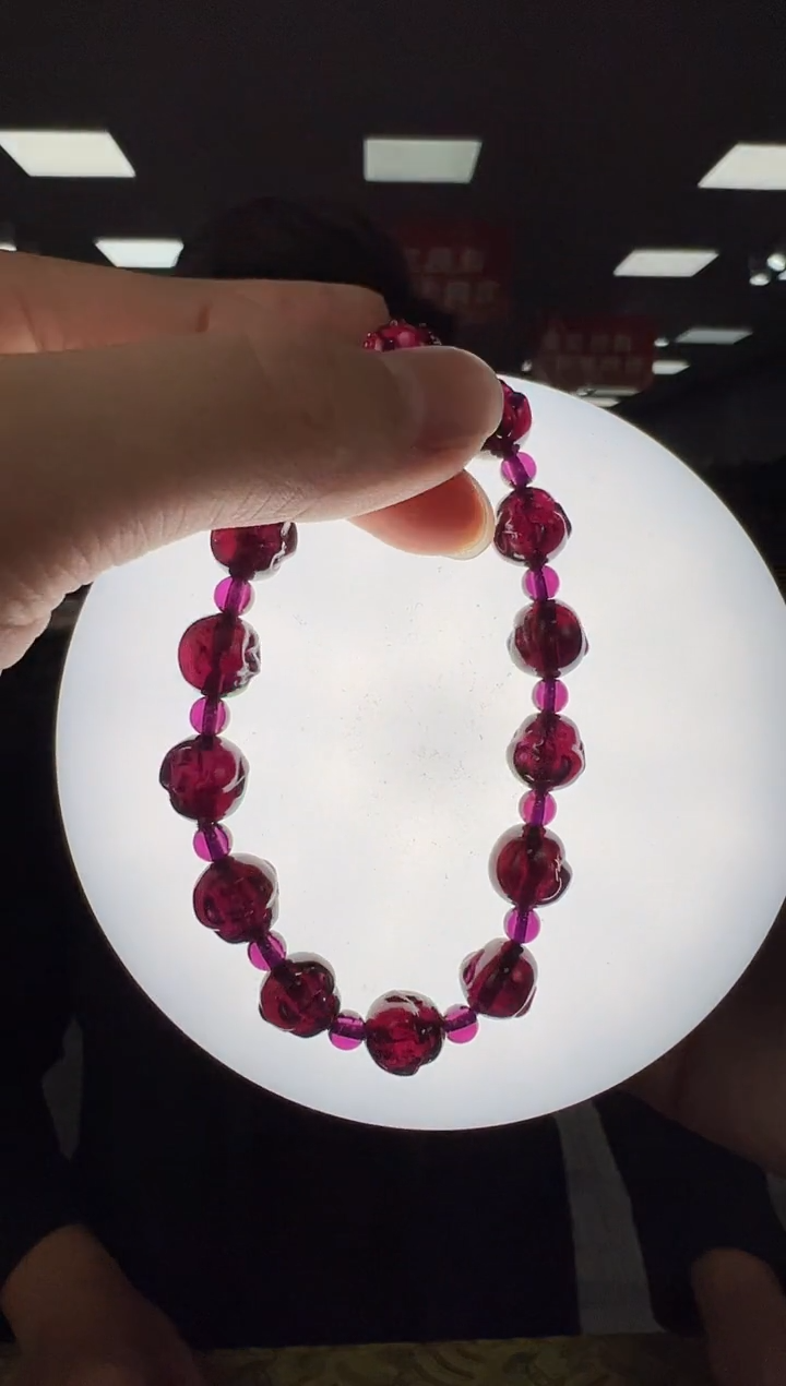 【闪购商品】石榴石手链未镶嵌xz1855