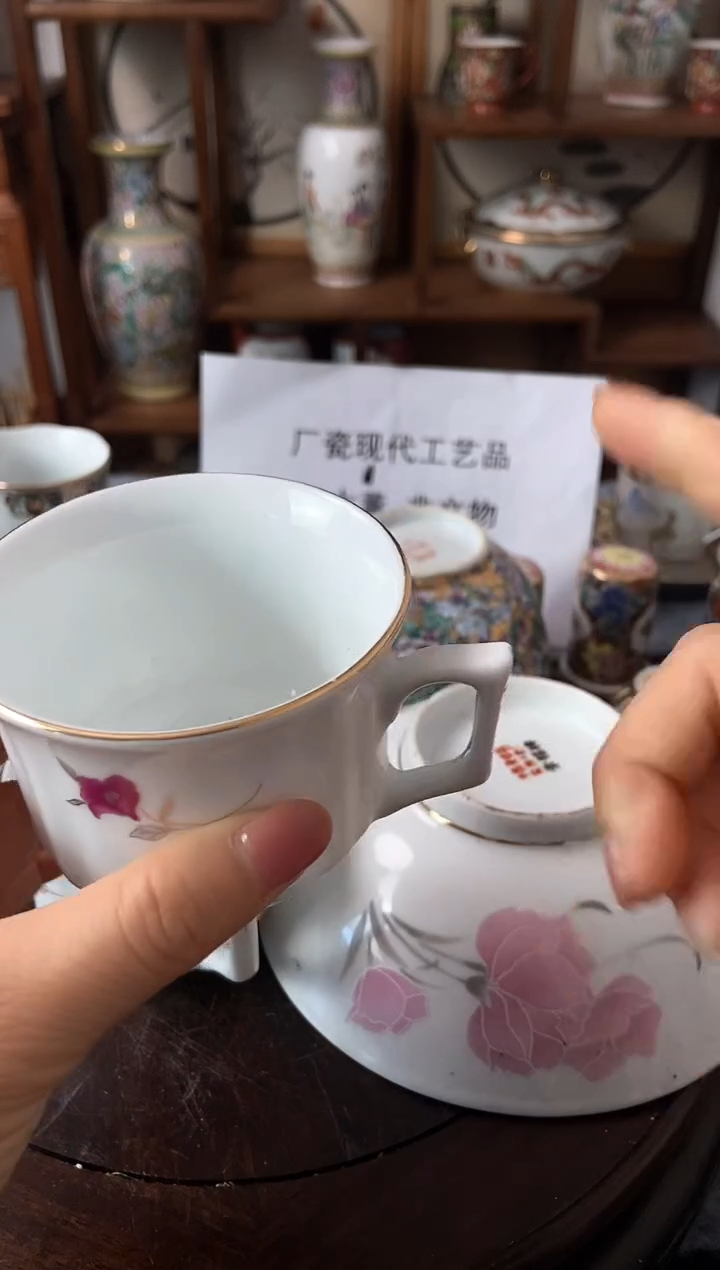 瓷片微瑕景德镇窑厂瓷摆件单件