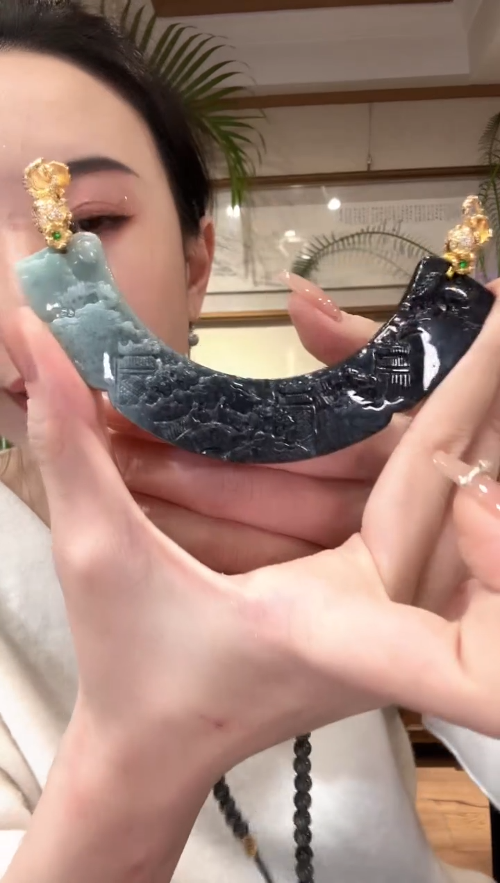 【闪购商品】翡翠颈饰未镶嵌国风