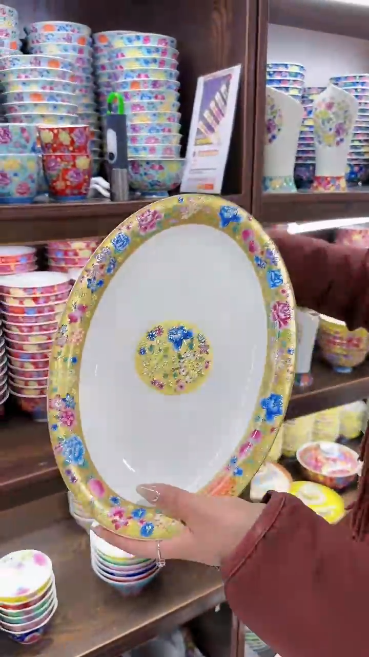 【闪购商品】瓷片12英寸鱼盘1个景德镇陶瓷