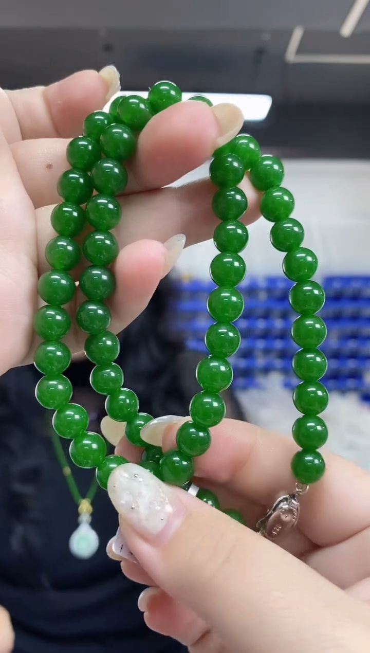 【闪购商品】和田玉项链未镶嵌多样性发其一颜色微差