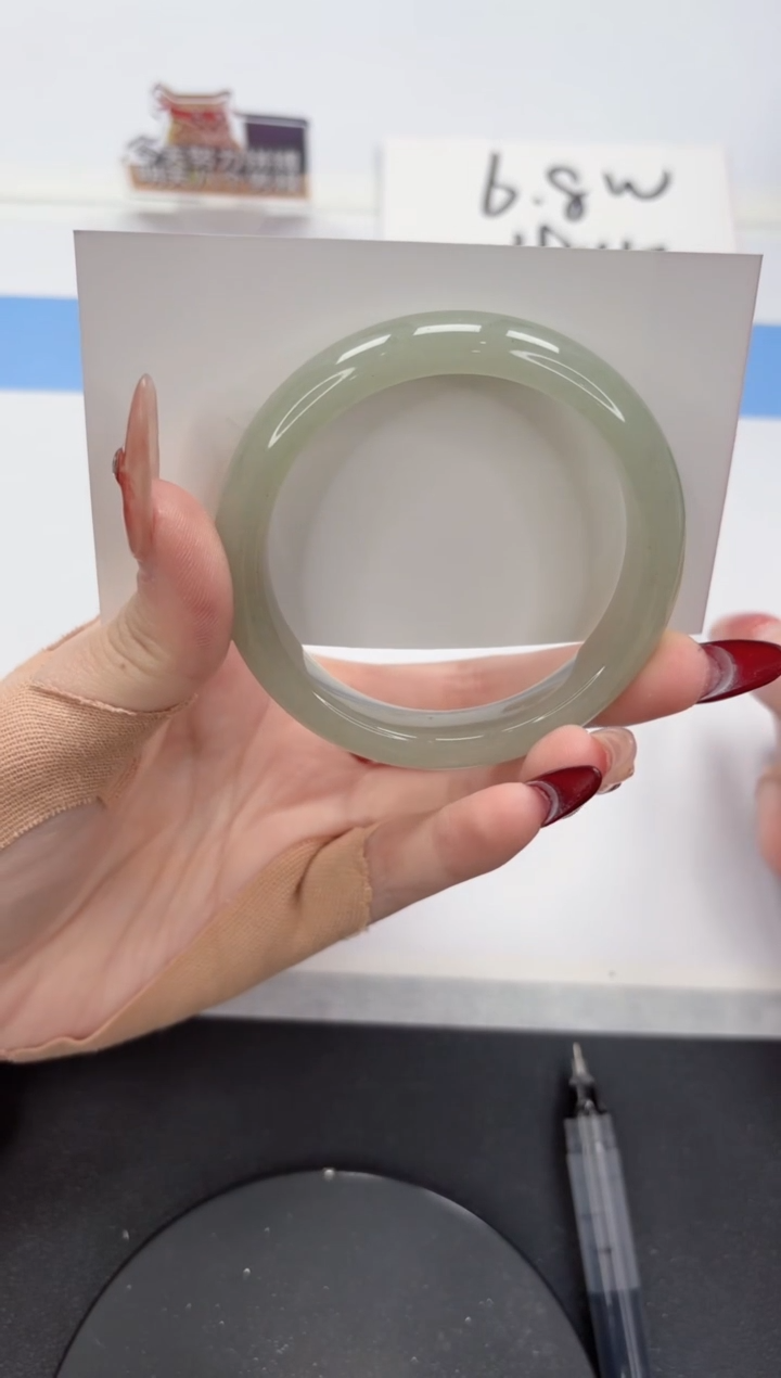 【闪购商品】石英质玉手镯未镶嵌A434-54.8