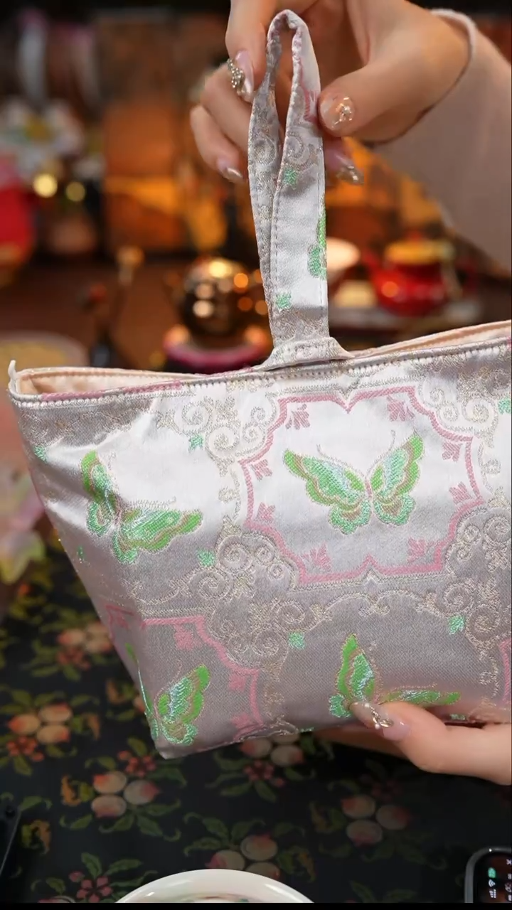 【闪购商品】景德镇大乔推荐好物刺绣茶式包