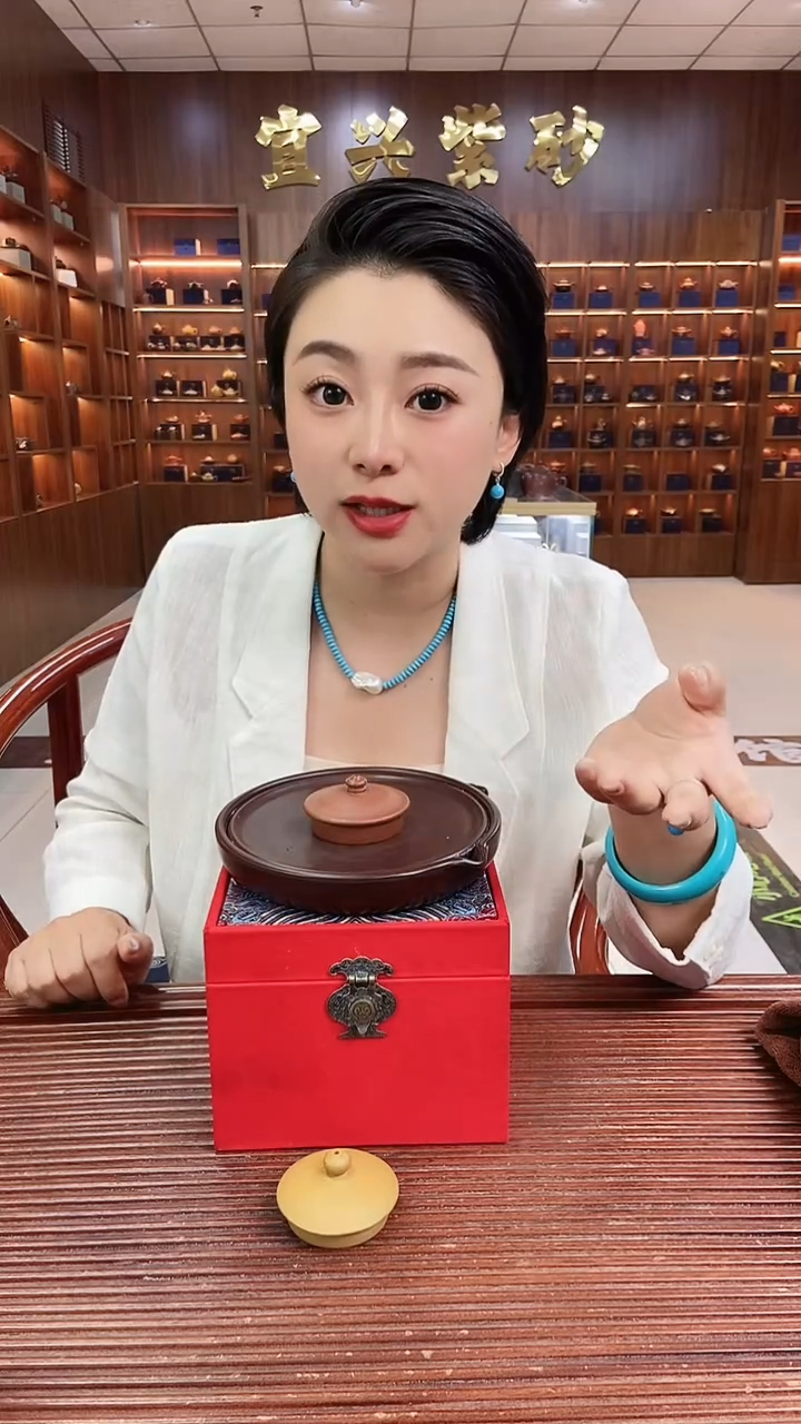 茶壶紫砂光器寒江红降坡泥强建红