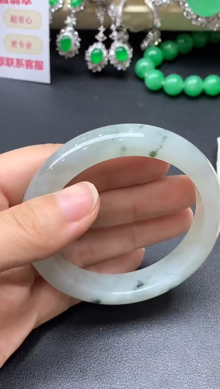 未镶嵌手镯翡翠448-中国好珍宝