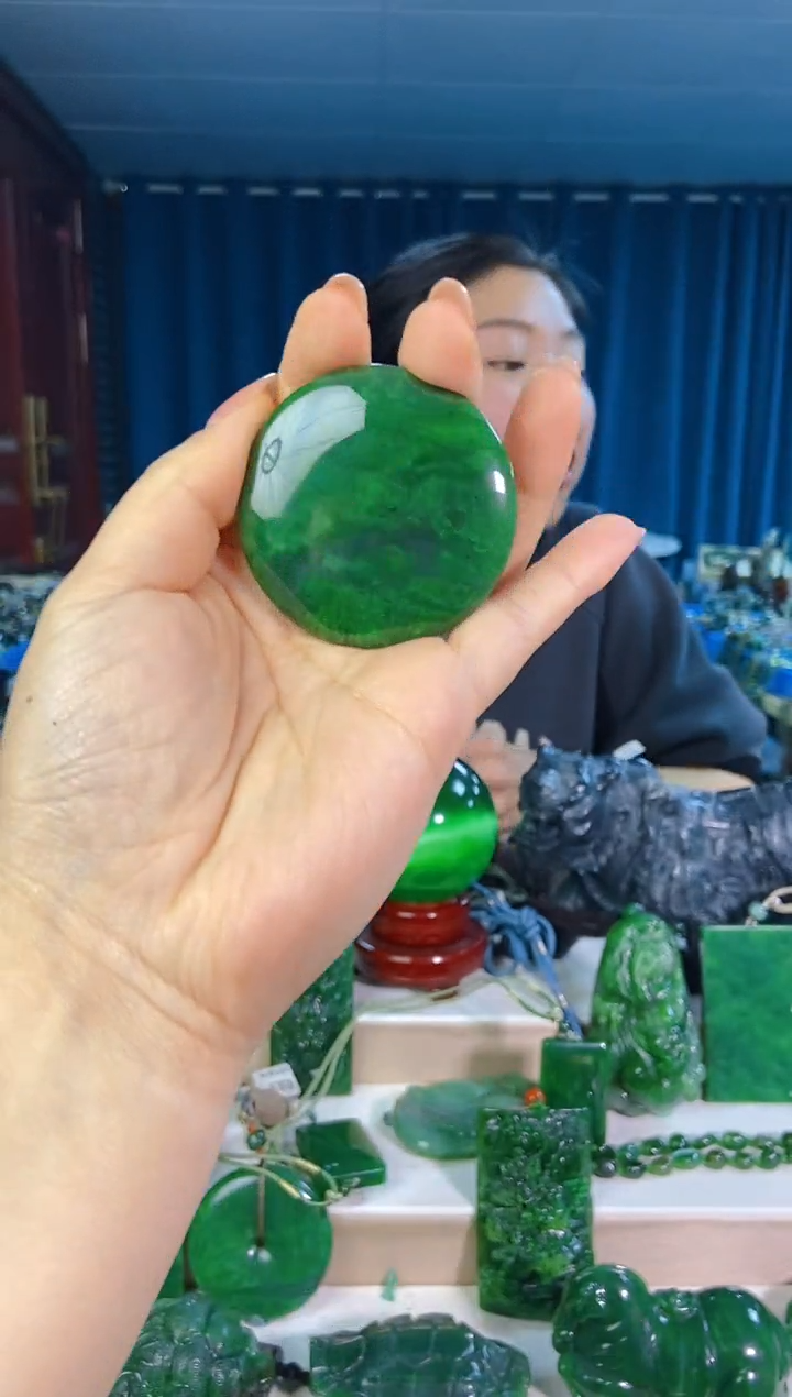 和田玉未镶嵌挂件1