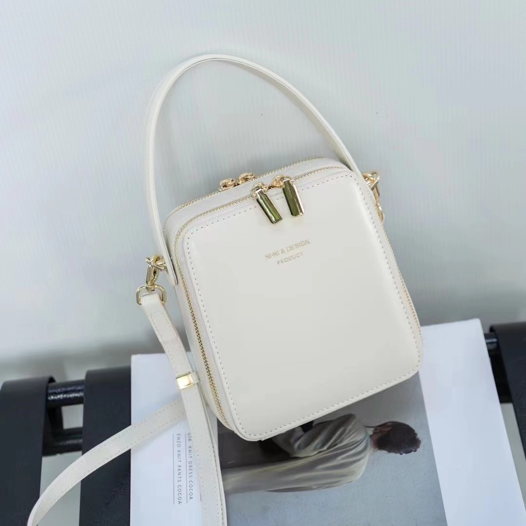 佑一【RAIN.CUN】J-6211-奶昔白轻奢时尚百搭气质女包