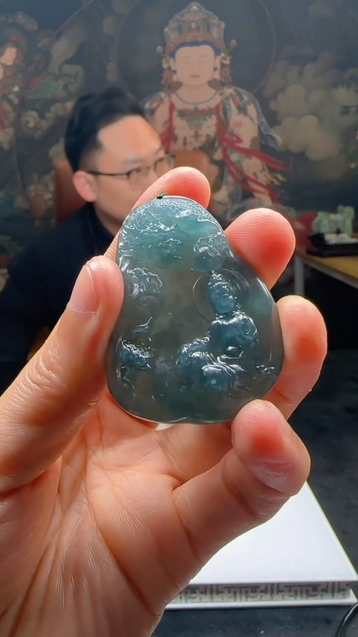 【闪购商品】定制翡翠未镶嵌L-@@QJXC11380