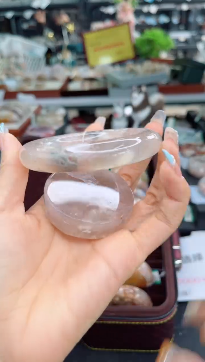 【闪购商品】石英质玉手镯未镶嵌55圈口（赠品镯心）3511520