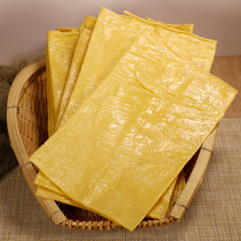 百年王家洛南油豆皮手工制作散装火锅食材豆皮500g/袋