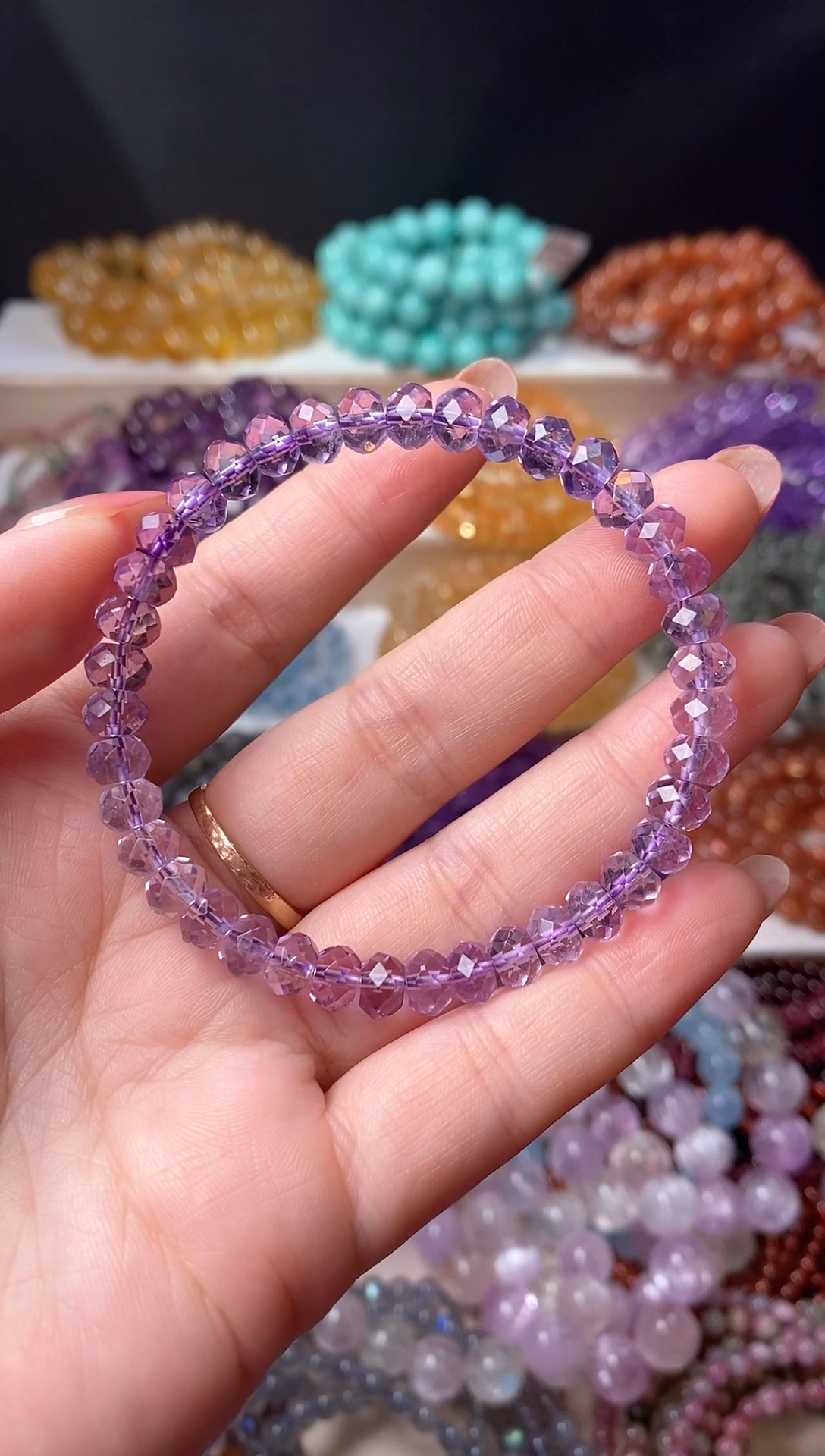 未镶嵌手串紫晶糯*11.2