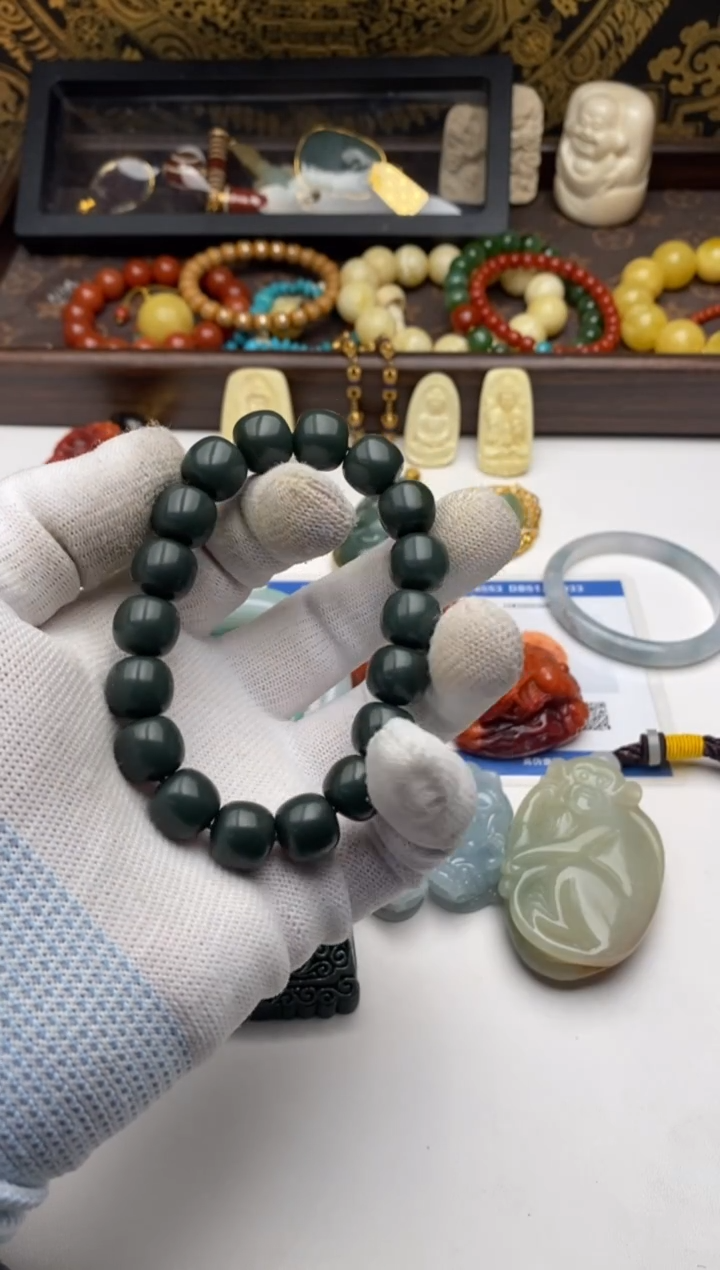 未镶嵌手串和田玉和田玉手串