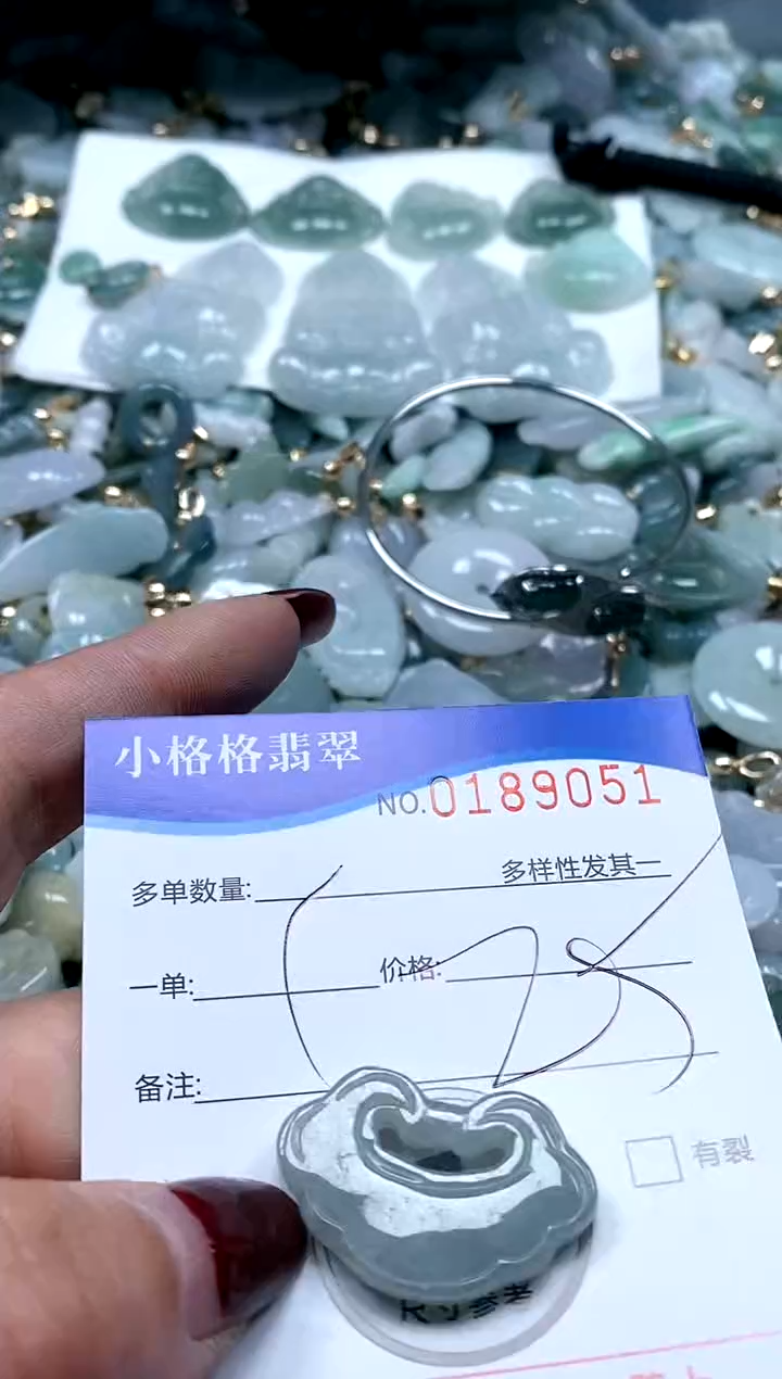 【闪购商品】翡翠颈饰未镶嵌闪购商品018901