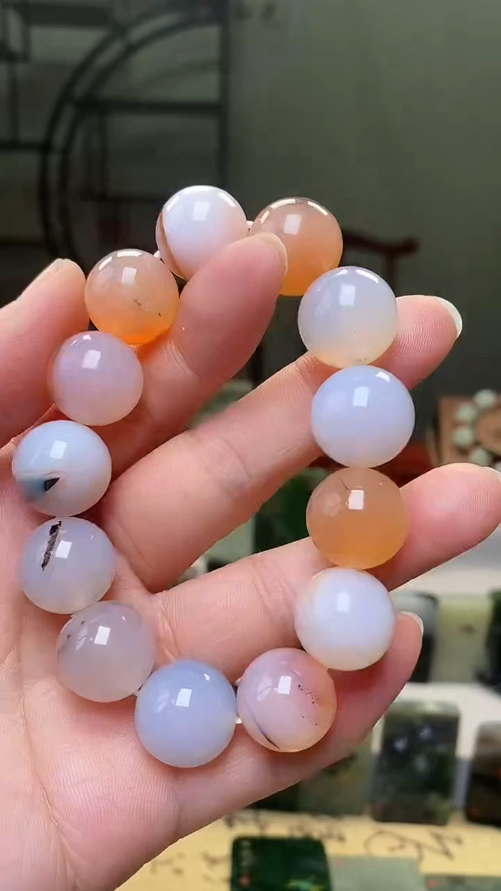 【闪购商品】玛瑙/玉髓手串未镶嵌132