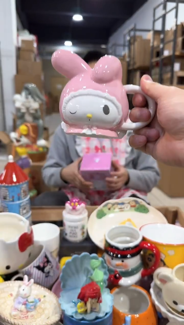 瓷片原盒美乐蒂50周年水杯