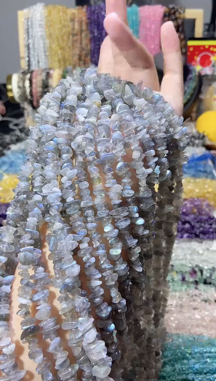 未镶嵌珠宝半成品水晶灰月光
